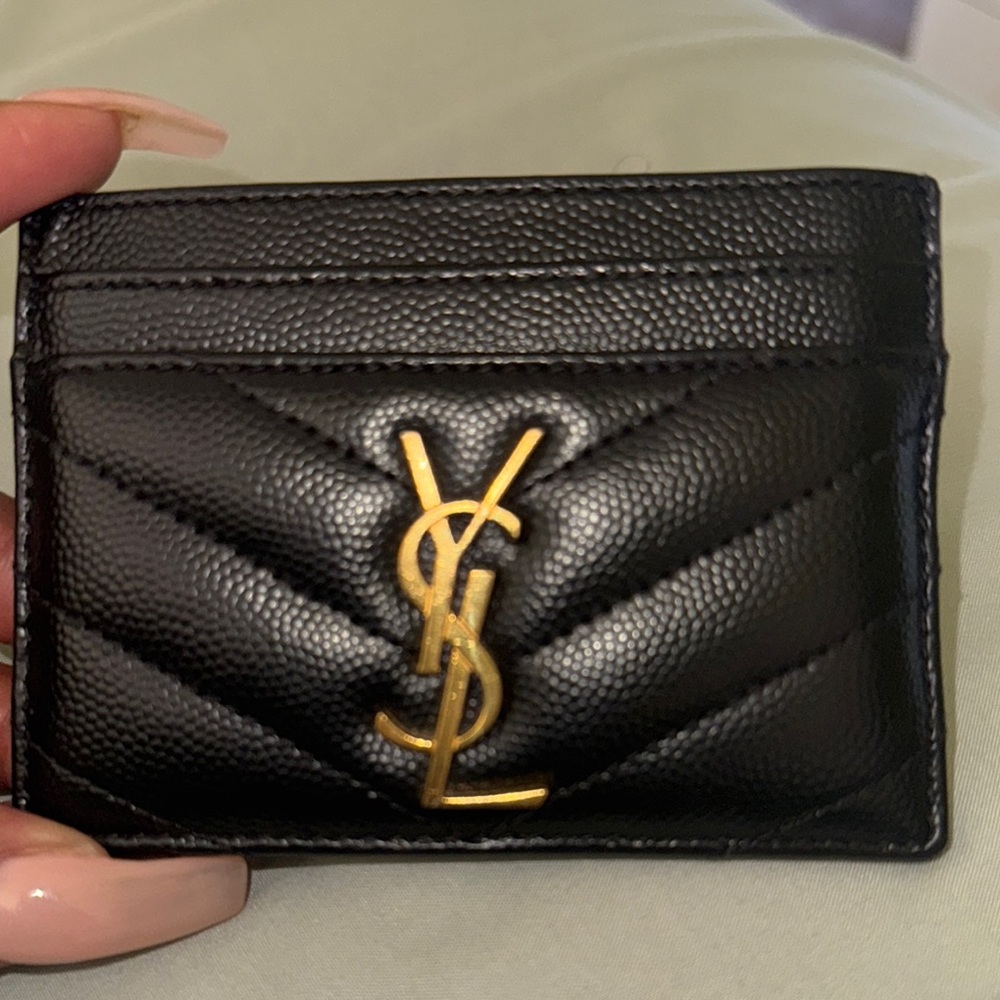 Saint Laurent Black Card Holder